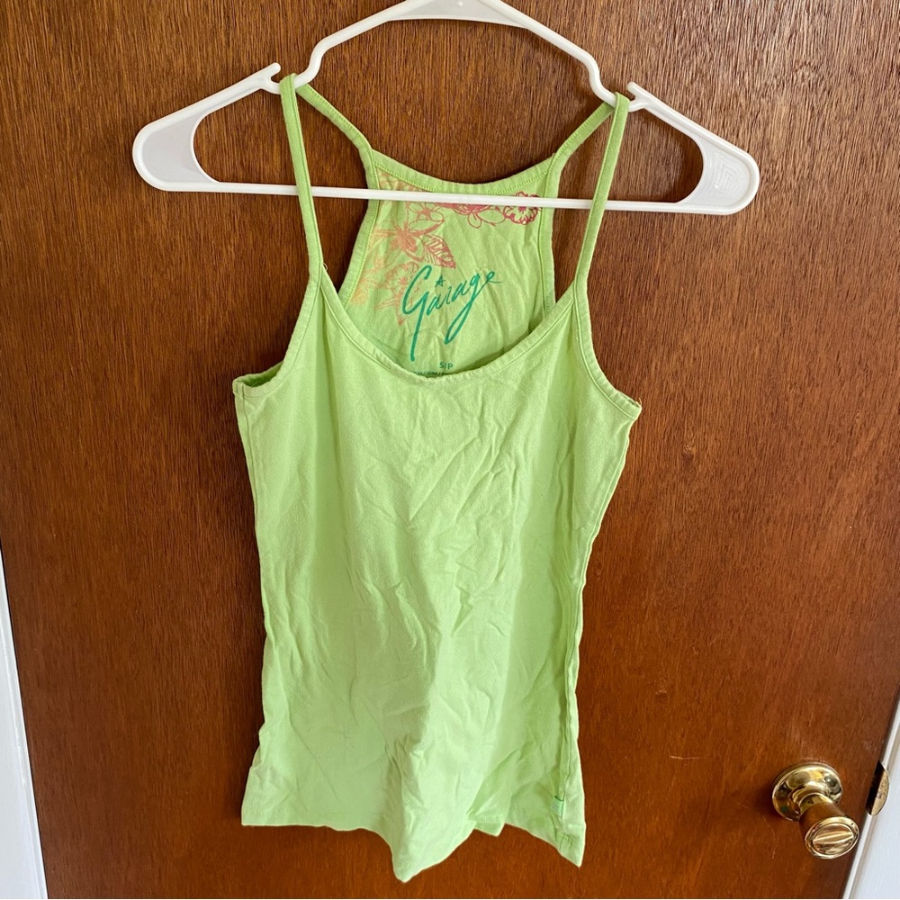 Green Garage Tank Top